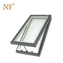 NF Aluminum Glass Top Hung Awning Windows For Bathroom